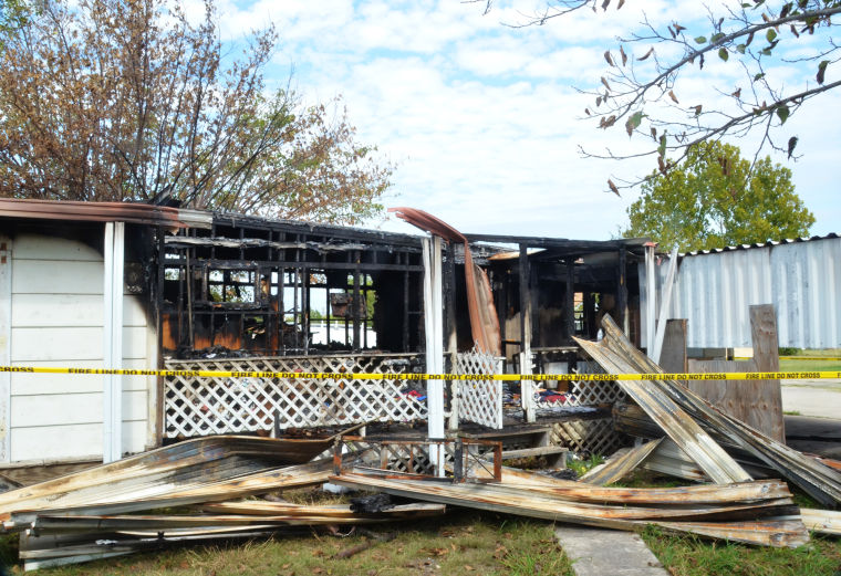 Mobile home fire